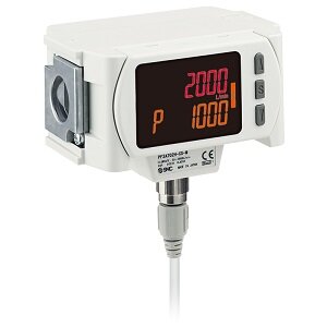 Czujnik przepływu cyfrowy, 20-2000 l/min (PF3A702H-L) - SMC