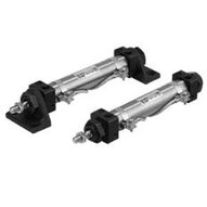 Siłownik hydrauliczny, ciśnienie 7 MPa, średnica 20 mm, skok 250 mm (CHNL20-250) - SMC
