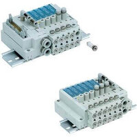 Elektrozawór 2x2/2, normalnie zamknięty, 24V DC (SJ3A6T-5NCZD-P-X6) - SMC