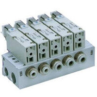 Wyspa zaworowa typ VV3QZ*5 seria 200/300 do zaworów płytowych (VV3QZ25-06C6C-Q) - SMC