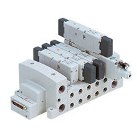 Wyspa zaworowa VSR8-2, ISO rozmiar 02, elektrycznie sterowana (VV802-OHC00116) - SMC