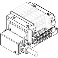 Wyspa zaworowa składana typ SS5Y3-10L seria 3000 (SS5Y3-10L13-11B-C6) - SMC