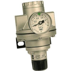 Reduktor ciśnienia ze wsp. pneumatycznym seria AR25-35 (AR425-F02BG) - SMC