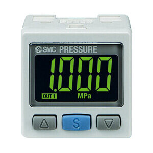Cyfrowy precyzyjny czujnik ciśnienia z 2-kolorowym wyświetlaczem seria ISE30A (ISE30A-C4L-F-L) - SMC