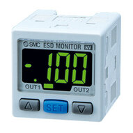 Sterownik czujników napięcia elektrostatycznego z wyświetlaczem seria IZE11 (IZE111-D) - SMC