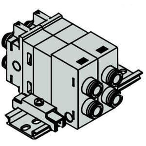 Blok prosty (VQ1000-FPG-C6C6-X65) - SMC