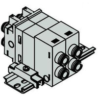 Perfect Block dla VQ2000, do szyny DIN (VQ2000-FPG-C8C8-FN) - SMC