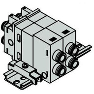 Blok prosty do VQ2000 (25A-VQ2000-FPG-C6C6-F) - SMC