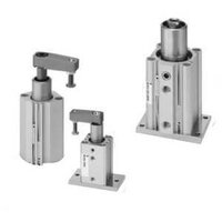 Siłownik obrotowy zaciskowy, średnica 20 mm, skok 30 mm (25A-MKB20-30LZ) - SMC