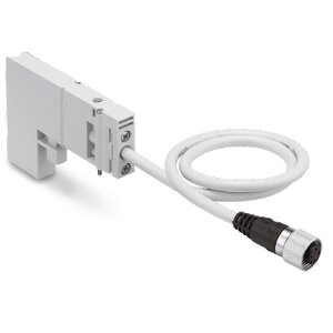 Płyta zaślepiająca z wyjściem kablowym M12 (SY30M-150-1A) - SMC