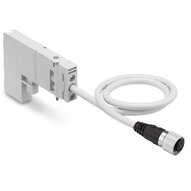 Płyta zaślepiająca z wyjściem kablowym M12 (SY30M-150-1A) - SMC