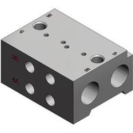 Listwa rozdzielająca, seria VQD1000 (VV4QD15-20C4-Q) - SMC