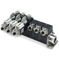 Rozdzielacz przełącznika przepływu cyfrowego, 2 drogi (PF3WC02UF-W720P-04-BTN-M) - SMC