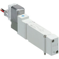 Elektrozawór 5/3, środkowe położenie ciśnienia, 24V DC (JSY5540-5LOZE) - SMC
