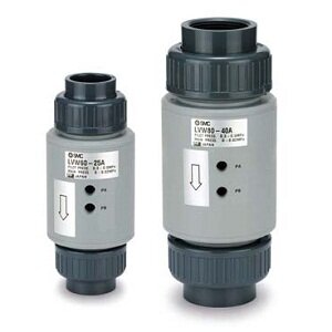 Zawór szybkiego spustu, PVC (LVW80-32A) - SMC