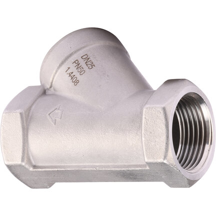 Zawory zwrotne tłokowe, stal nierdzewna PTFE, gwinty GW/GW BSP, seria 325 - Sferaco