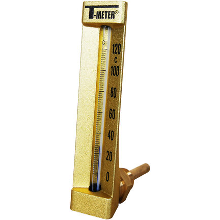 Termometry kątowe pionowe H=200mm, czujnik 63mm, seria 1676 - Sferaco