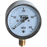 Manometry pionowe, stal nierdzewna, suche, D63, 1/4", seria 1633 - Sferaco