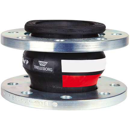 Kompensatory L130 mm PN10/16 z EPDM czerwono-białym ACS, seria 1561 - Sferaco