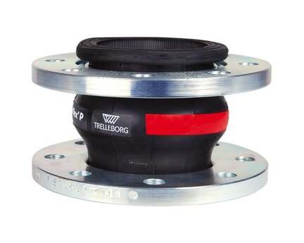 Kompensator przemysłowy, L130 GZ/GZ, z EPDM czerwonym, DN250, PN10/16, seria 1560 (1560251) - Sferaco