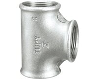 Trójnik ocynkowany, gwinty wewnętrzne G 1''1/2, stal (130G40) - Sferaco