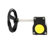 Reduktor manualny z pokrętłem, IP67, DN350, seria 11983 (1198307) - Sferaco