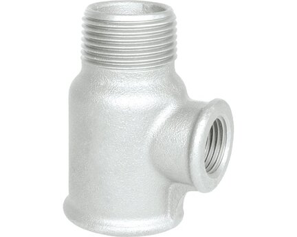Trójnik żeliwny gwintowany ocynkowany, gwint G, 1''1/2 (134G40) - Sferaco