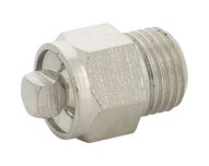 Odpowietrznik niklowany z kwadratem 4mm, DN 1/8'', seria 1319 (1319001) - Sferaco