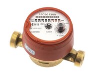 Licznik mieszkaniowy z modułem radiowym Mid R100 do ciepłej wody 4MS, D15-3/4'' (1702015) - Sferaco