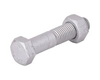 Zestaw śrub stalowych z powłoką Geomet® 500, klasa 8.8, DN250, PN16, seria 2129 (2129250) - Sferaco