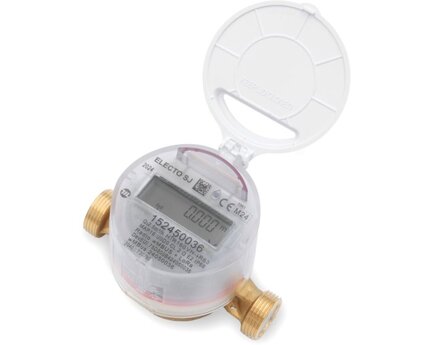 Licznik mieszkaniowy elektroniczny Lora-Radio do ciepłej wody, DN15, seria 2709MP (2709015MP) - Sferaco