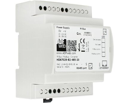 Konwerter M-Bus na Modbus RS485 OUT 20 liczników, seria 2749018 (2749018) - Sferaco