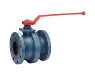 Zawór kulowy, DN300, 2-częściowy F5, uszczelnienie PTFE + szkło, PN16, stal węglowa, seria 516AIGF/540AIGF (516AIGF300) – Sferaco