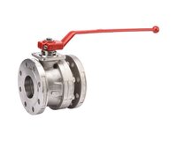 Zawór kulowy, 2-częściowy, F4, uszczelnienie PTFE+szkło, DN100, PN40, stal nierdzewna/stal węglowa, seria 516IIGF/540IIGF (516IIGF100) – Sferaco