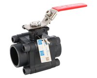 Zawór kulowy, 3-częściowy, ISO5211, do montażu bezpośredniego, kołnierz BW, DN40, stal, seria 702DM (702DM140) – Sferaco