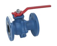 Zawór kulowy, 2-częściowy, DN40, kołnierzowy, class300, uszczelnienie PTFE, stal, seria 768 (768040) - Sferaco
