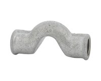Kolanko typu „garb”, gwinty wewnętrzne G 1"1/4, seria 85G, żeliwo ocynkowane (85G33) – Sferaco