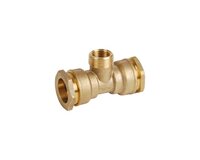 Trójnik zaciskowy, 1xGZ, 2xGW, DN32-1"-3/4", mosiądz 4MS, seria 815 (815632) – Sferaco