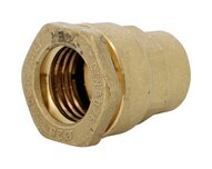 Złączka prosta redukcyjna zaciskowa DECA, gwint wewnętrzny G, 25x1/2'', mosiądz 4MS, seria 875 (875425) – Sferaco
