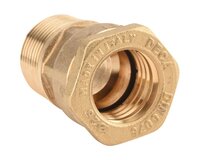 Złączka prosta zaciskowa DECA, gwint zewnętrzny G 40x1"1/4, mosiądz 4 MS, seria 861 (861740) – Sferaco