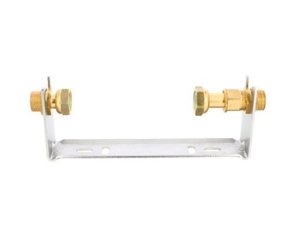 Szyna do licznika, długość 250 mm, DN15, PE25, z tuleją przesuwną, stal, seria 985100 (9851001) – Sferaco
