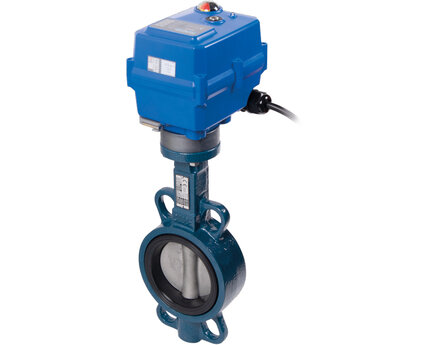 Przepustnica 1123 DN80 + TCR-05N napęd elektryczny 230V AC / DP=10bar max