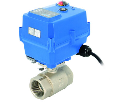 Zawór kulowy  502 2" + TCR-05N-KT32napęd elektryczny 230V AC / DP=10bar max