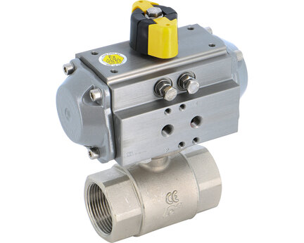 Zawór kulowy  502 BSP 1"1/4 + RE51 napęd dwustronny / DP=10bar max