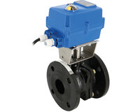 Zawór kulowy żeliwny  505 DN40 + TCR-05N napęd elektryczny 230V AC / DP=10bar max