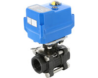 Zawór kulowy stalowy 737XS BSP 1"+TCR02 230V napęd elektryczny 24V AC/DC / DP=10bar max