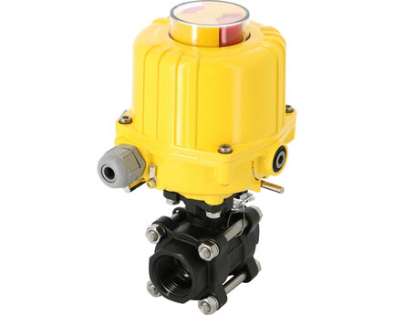 Zawór kulowy stalowy 737XS BSP 3/4"+ SA03 napęd elektryczny 230V AC / DP=10bar max