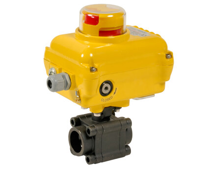 Zawór kulowy stalowy 702 BSP 1" + SA05 napęd elektryczny 230V AC / DP=10bar max