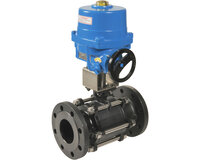 Zawór kulowy stalowy 765XS DN80 + NA09 napęd elektryczny 230V AC / DP=10bar max