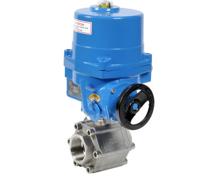 Zawór kulowy nierdzewny 703XS 2" + NA06X ATEX napęd elektryczny 230V AC / DP=10bar max